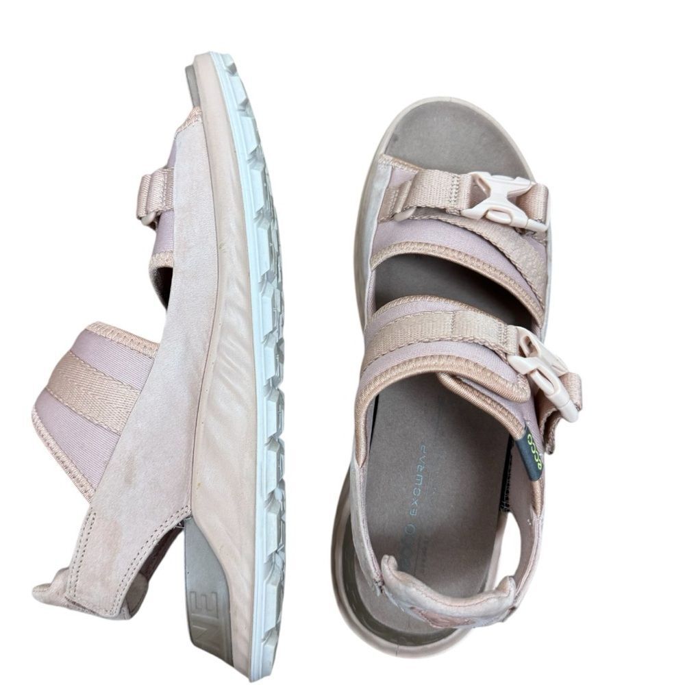 Ecco Exowrap 2 Strap Buckle Sport Sandals Womens Size 11 Pink